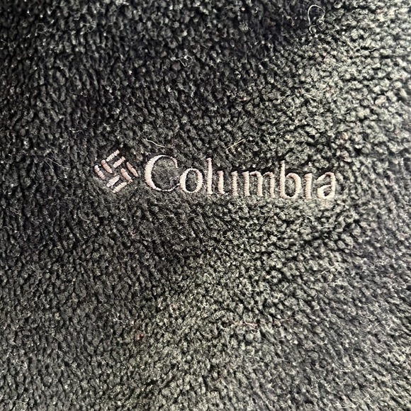 Black Columbia zip up fleece size 14/16 - Picture 2 of 4